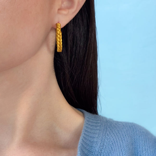 Danae Braided Hoops – Marie-Helene de Taillac - US
