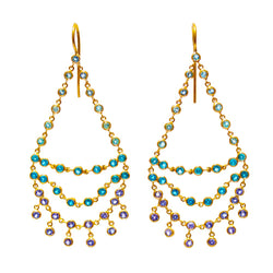 Blue Lagoon Dancing Emilie Earrings