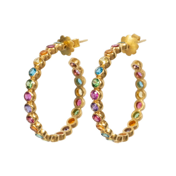 Multi-Colored Bollywood Hoops