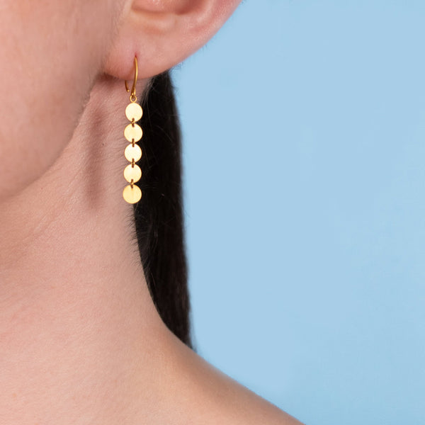 Dangling Sequin Earrings