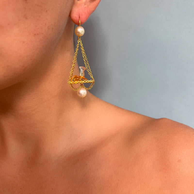 Renaissance Camel Earrings