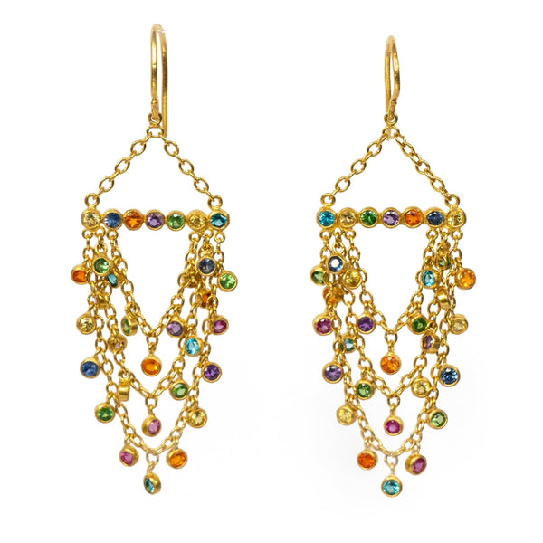 Multi-Colored Bollywood Dreams Earrings
