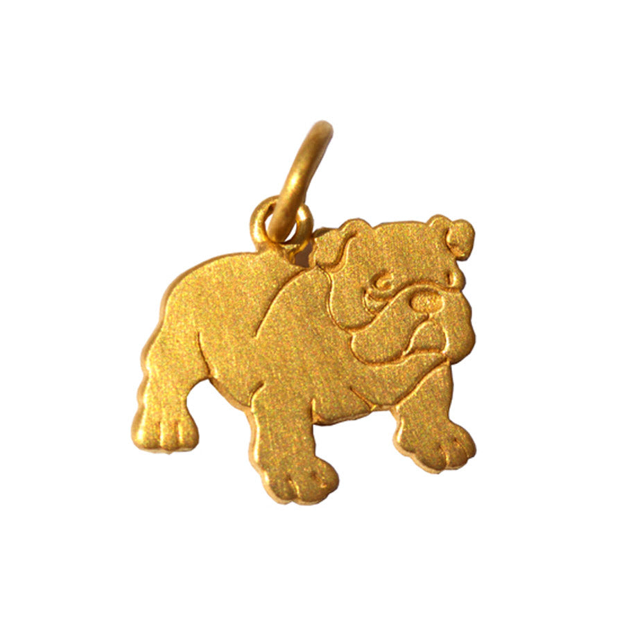 Bull Dog Bag Charms Brown