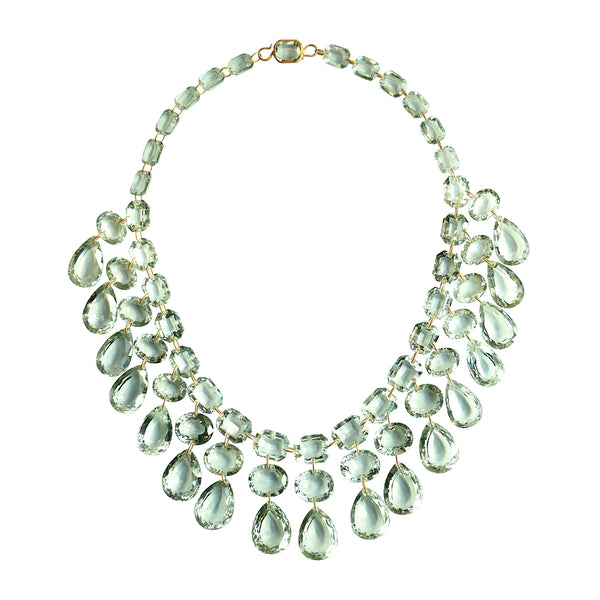 Green Quartz Queen Necklace