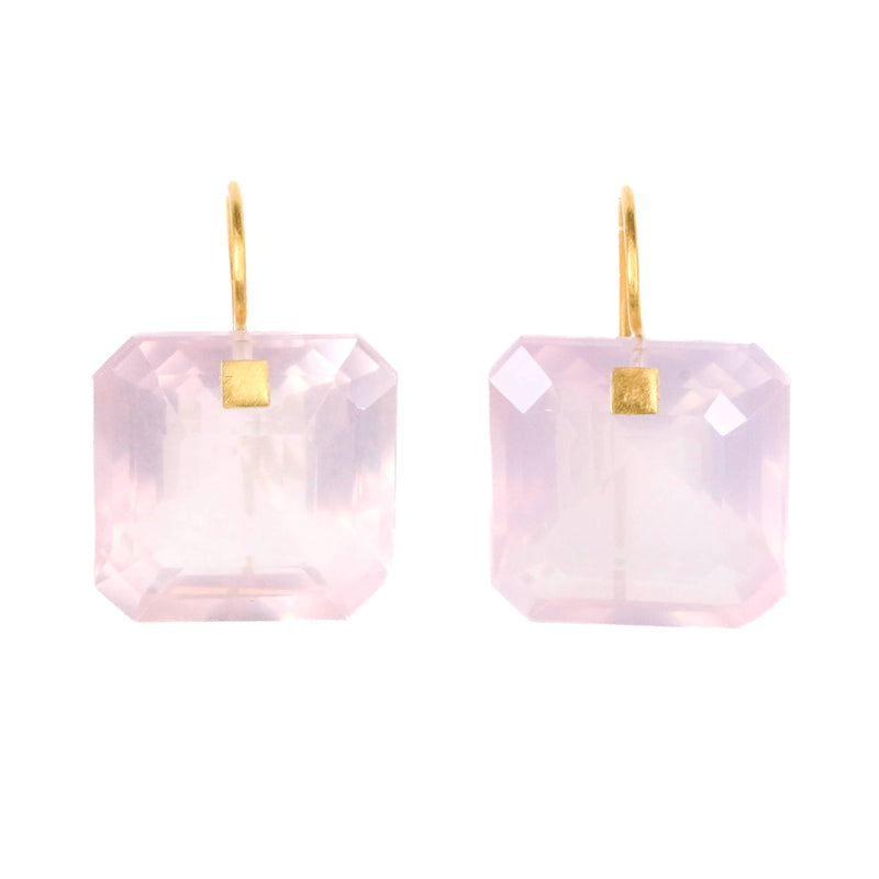 Rose Quartz Summer Earrings – Marie-Helene de Taillac - US