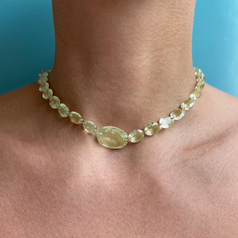 Lemon Quartz Salome Necklace