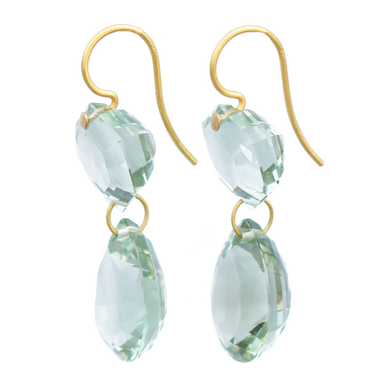 Green Quartz Bianca Earrings