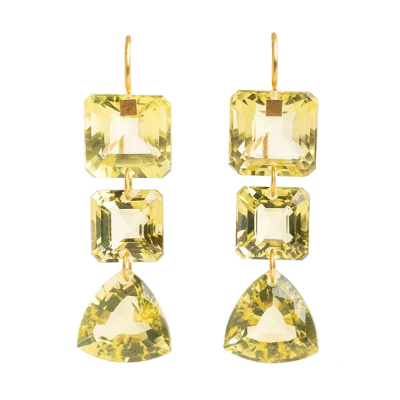 Lemon Quartz Annabel Earrings