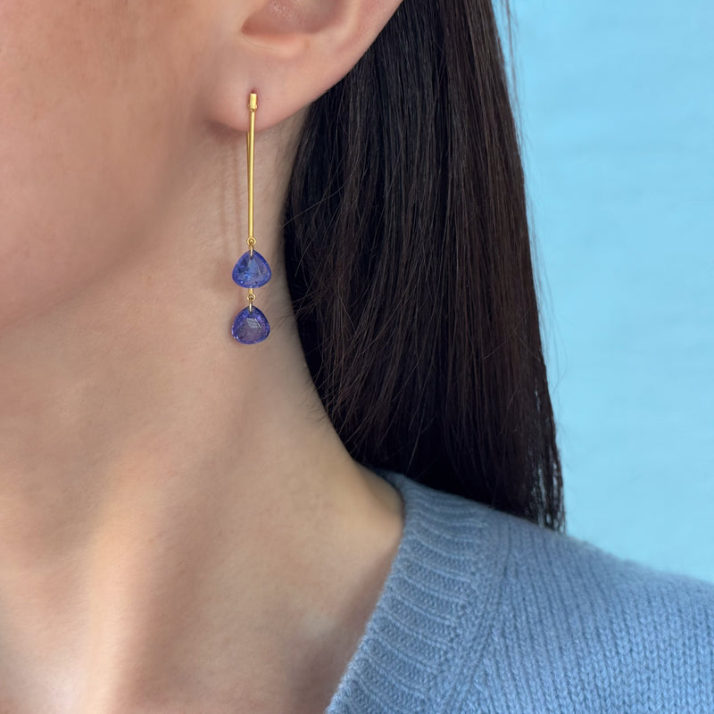 Tanzanite Balancier Earrings