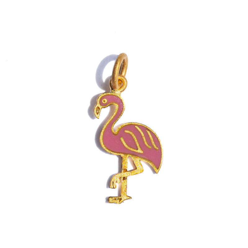 Pink Flamingo Charm