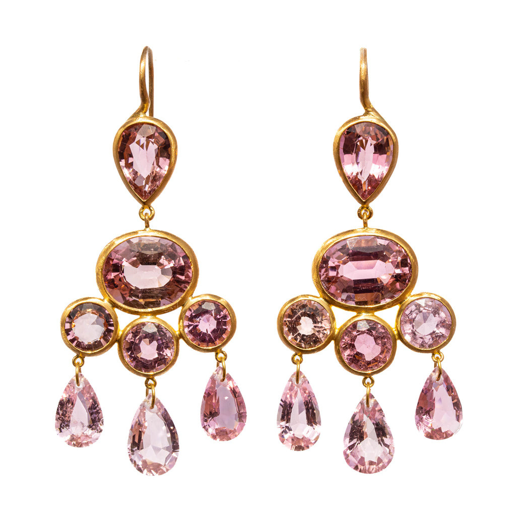 Pink Tourmaline Bellissima Earrings – Marie-Helene de Taillac - US