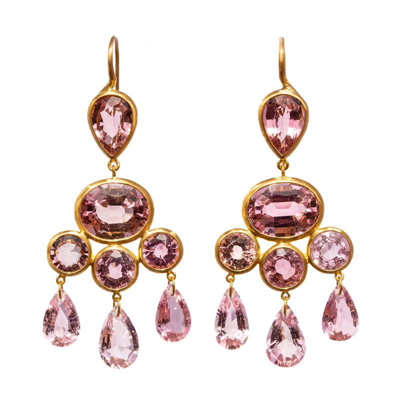 Pink Tourmaline Bellissima Earrings