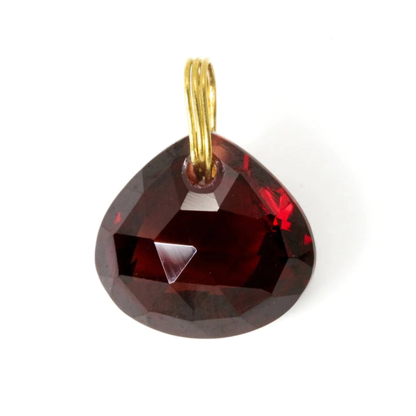 Garnet Briolette Pendant