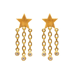 Diamond Shooting Star Studs