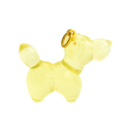 Lemon Quartz Poodle Pendant