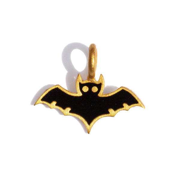 Enamel Madame Bat Charm