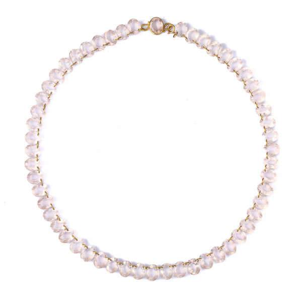 Rose Quartz Collar Necklace