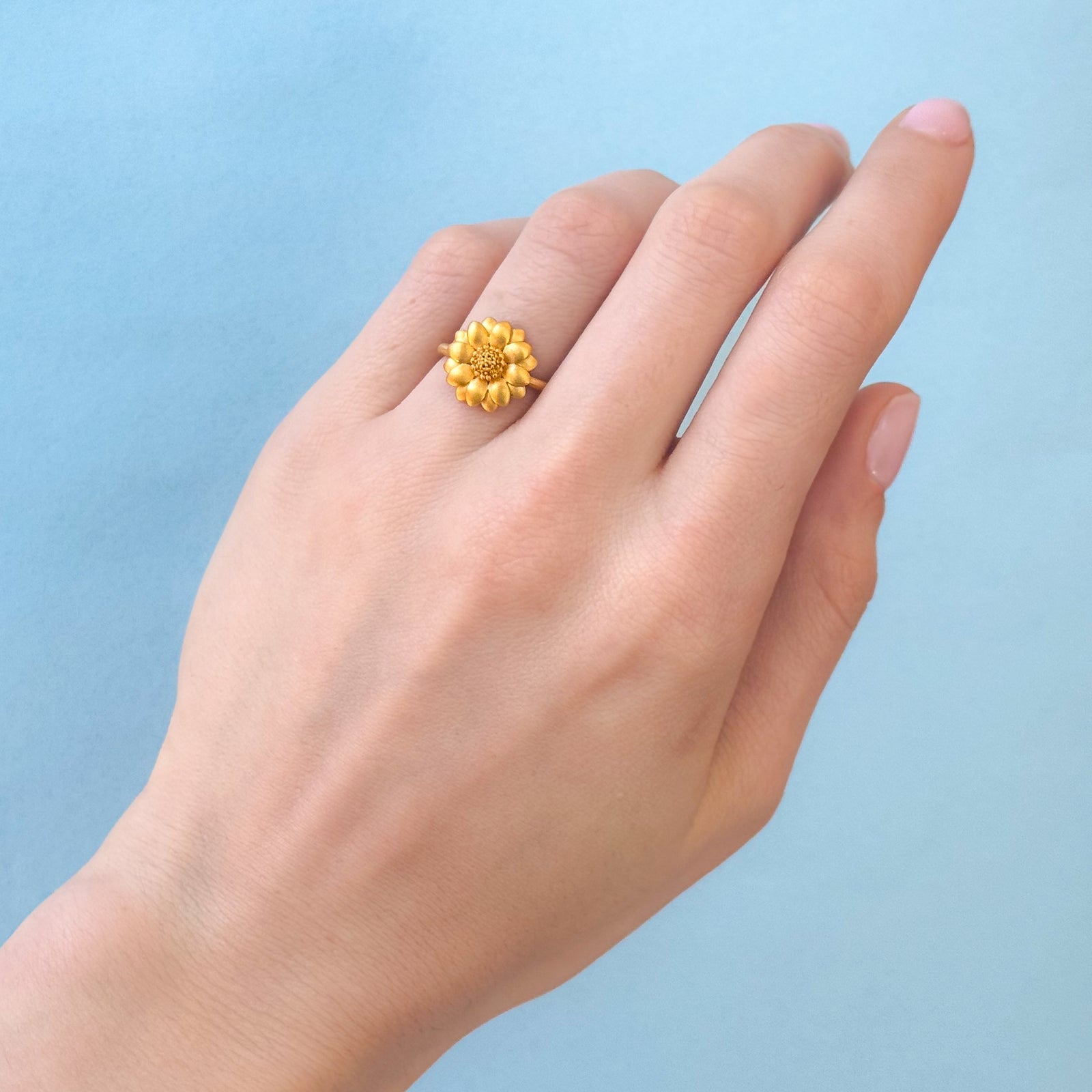Marie Hélène de Taillac ゴールドリング Golden Sunflower Ring – Marie-Helene de Taillac - US