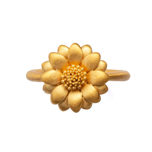 Golden Sunflower Ring