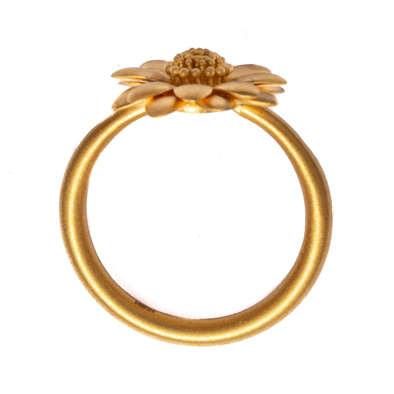 Golden Sunflower Ring