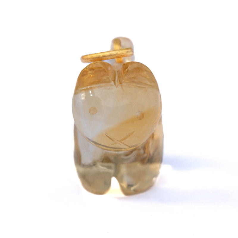 Citrine Felix The Cat Pendant