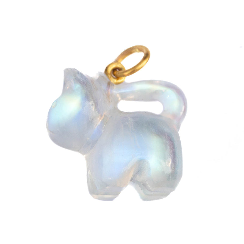 Rainbow Moonstone Felix The Cat Pendant