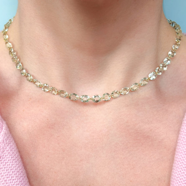 Green Quartz Jemima Necklace