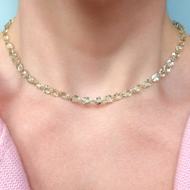 Green Quartz Jemima Necklace
