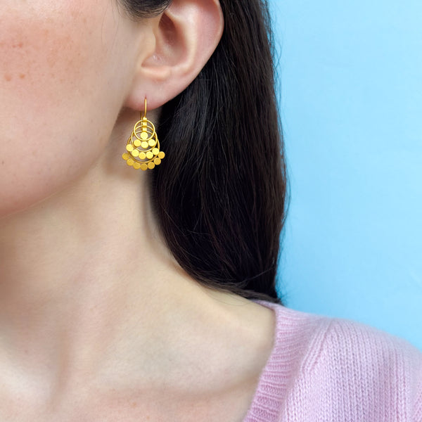 Fantasia Sequins Hook Earrings