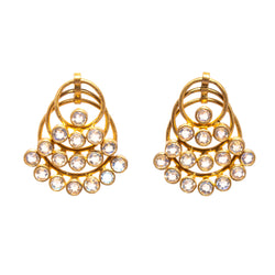 Rainbow Moonstone Fantasia Sequins Studs