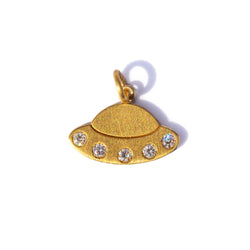 Diamond UFO Charm