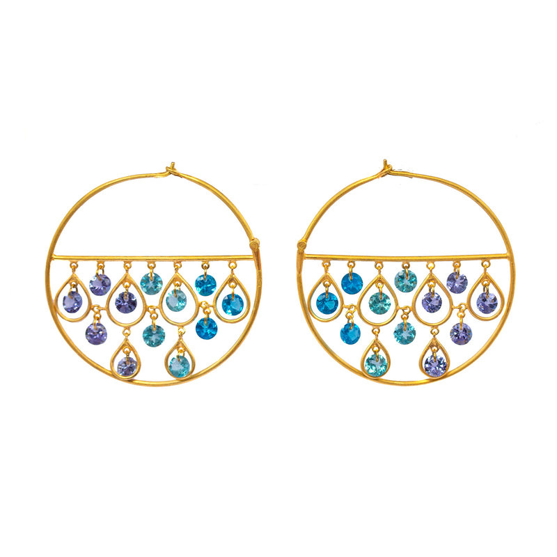 Blue Lagoon Thousand and One Nights Earrings
