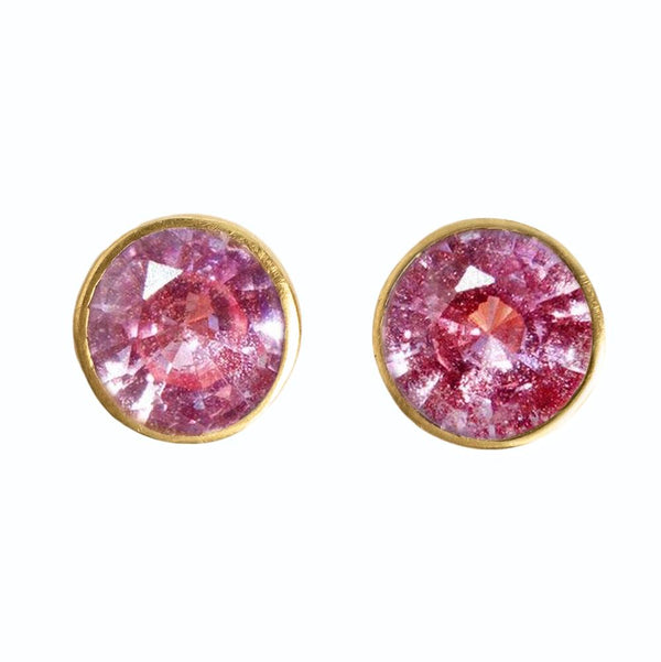 Pink Sapphire Bindi Studs