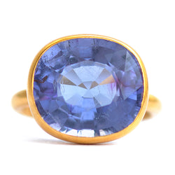 Blue Paraiba Princess Ring