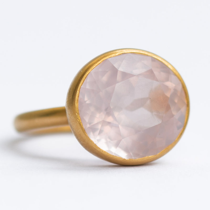 Rose Quartz Princess Ring