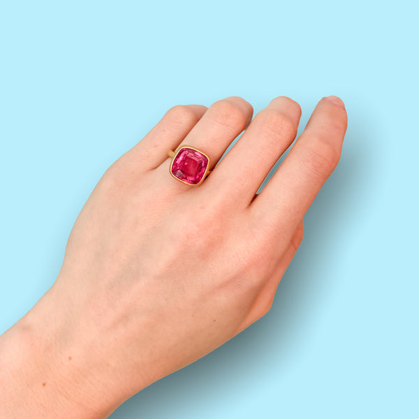 Rubellite Princess Ring