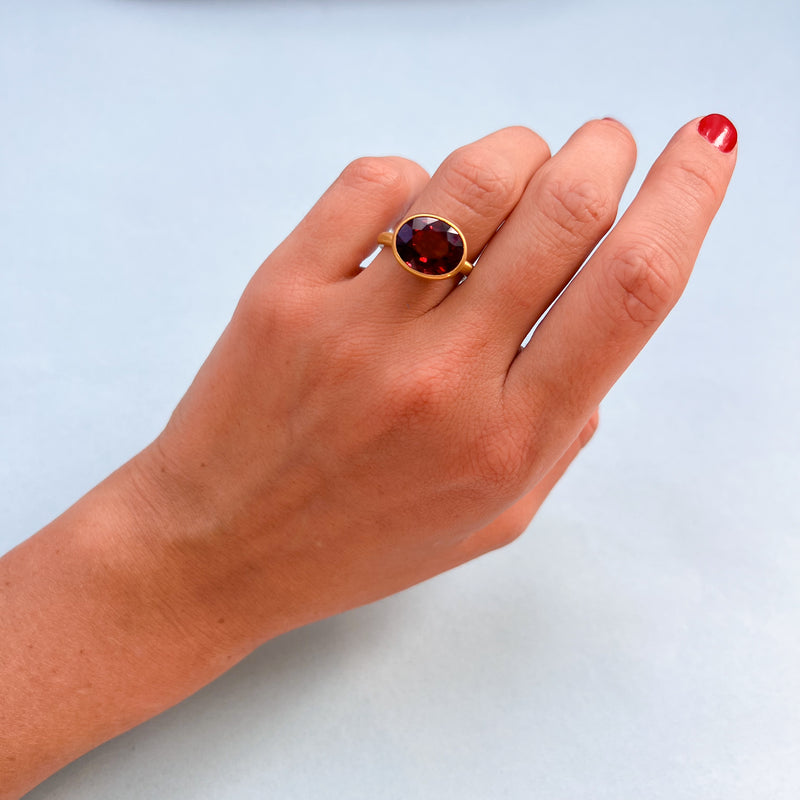 Garnet Princess Ring