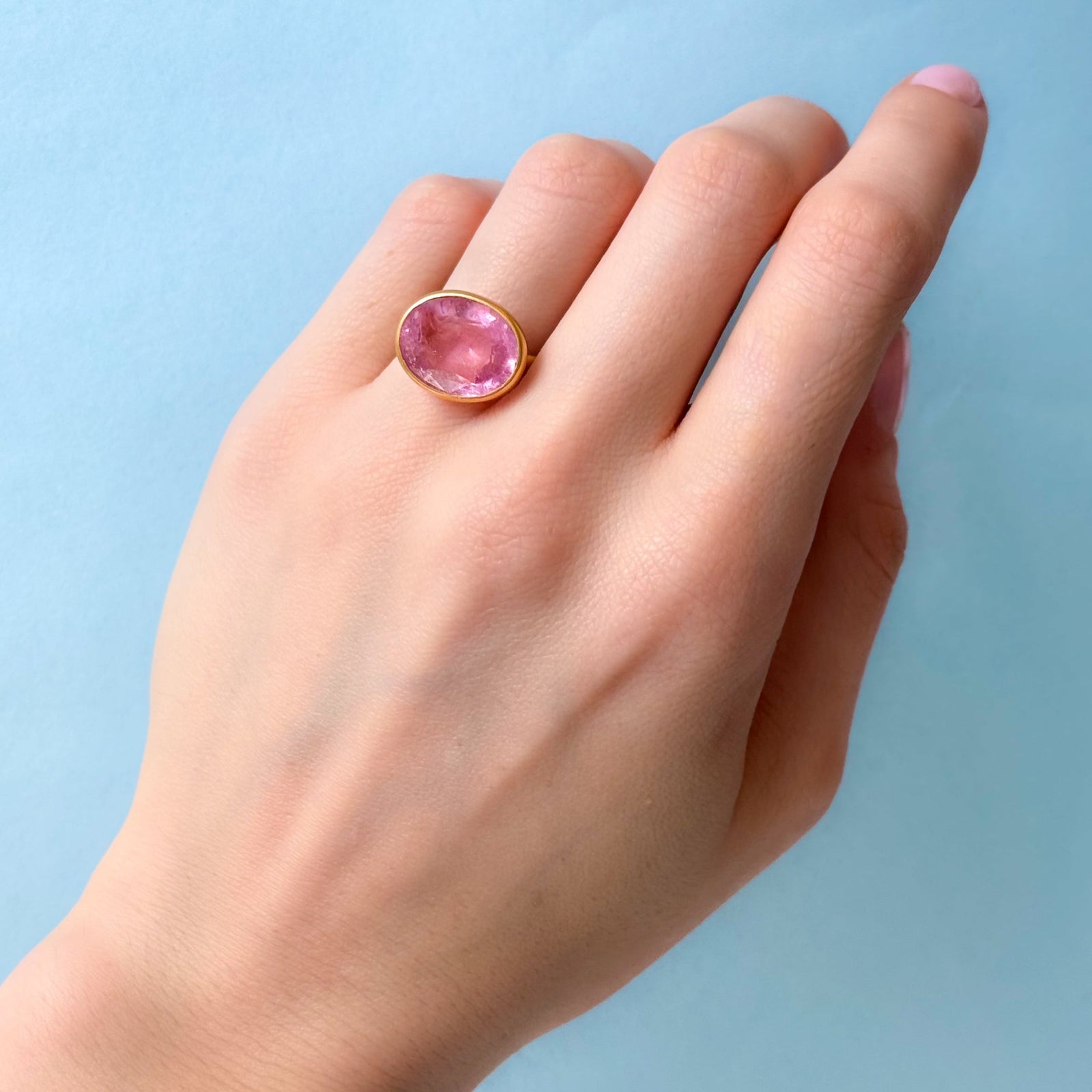 Candy Pink Tourmaline Princess Ring – Marie-Helene de Taillac - US
