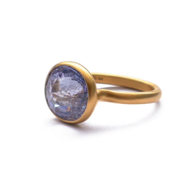 Purple Paraiba Princess Ring