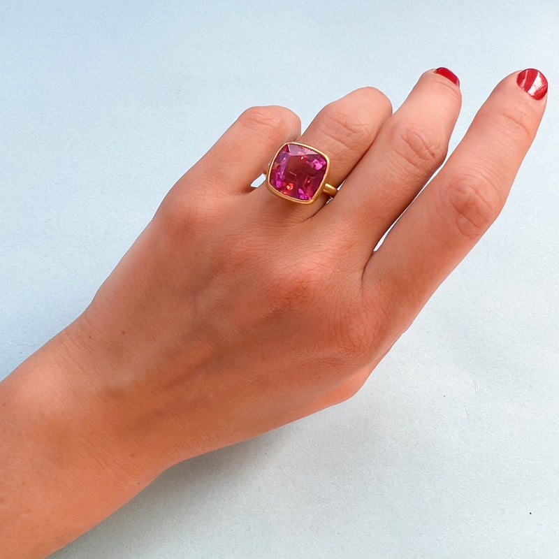 Rubellite Princess Ring