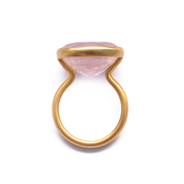 Rose Quartz Princess Ring