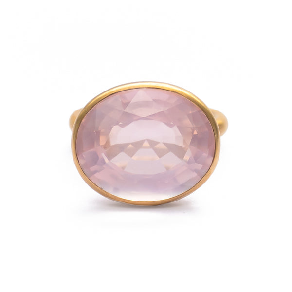 Rose Quartz Princess Ring