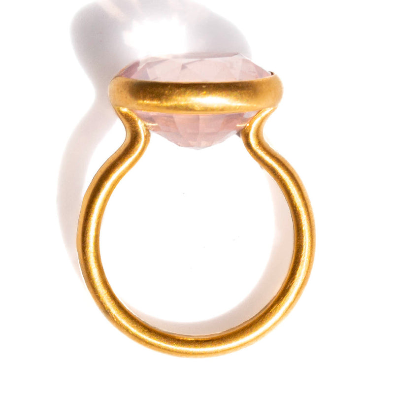 Rose Quartz Princess Ring