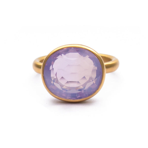 Lavender Quartz Princess Ring
