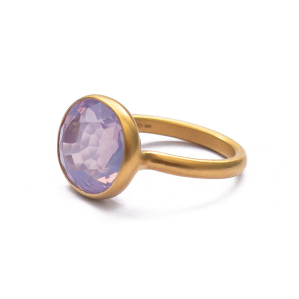 Lavender Quartz Princess Ring