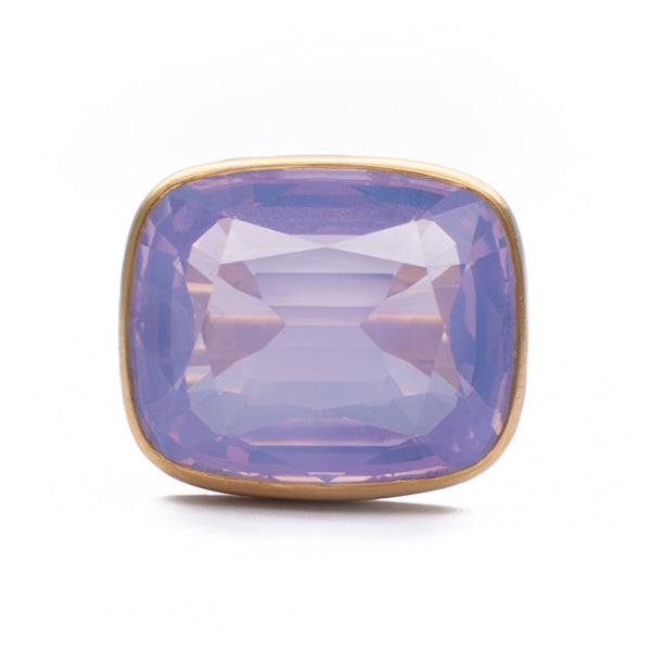 Lavender Quartz Princess Ring