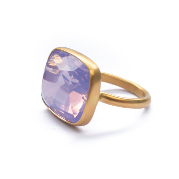 Lavender Quartz Princess Ring