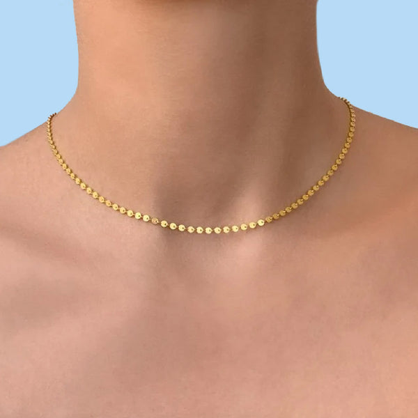 Miniature Sequin Necklace