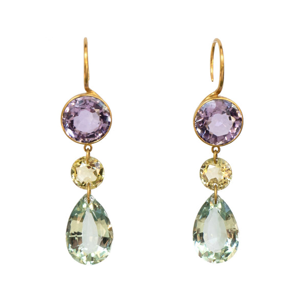 Multi-colored Elizabeth T. Earrings