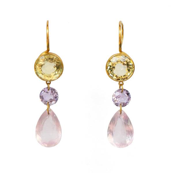 Multi-Colored Elizabeth T. Earrings
